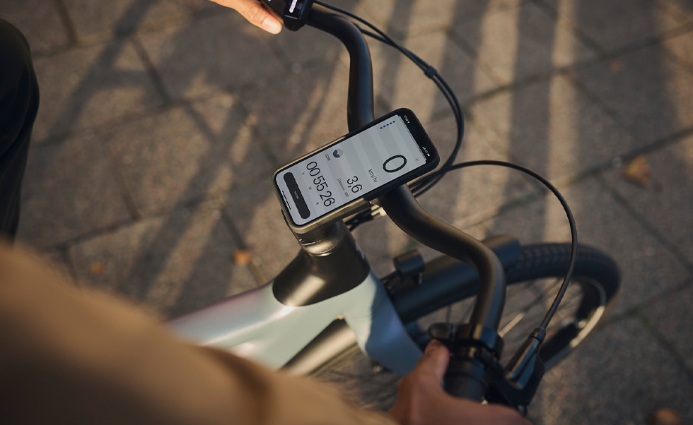 Az ügyfelek valós idejű úti adatokat tudnak megtekinteni az elektromos kerékpárjaikról.