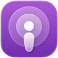 Apple Podcastアプリのアイコン