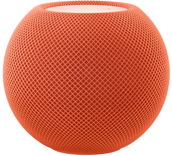 HomePod mini i farven orange