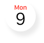 Ícone da app Calendário
